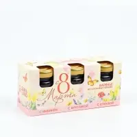 Набор варенья с сосновыми шишками "Нежная акварель", 30 г x 3 шт 9353011