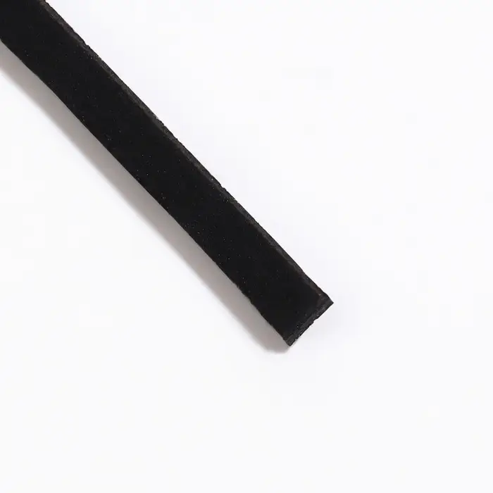 Шнурки для обуви, пара, плоские, 3 мм, 110 см, чёрные