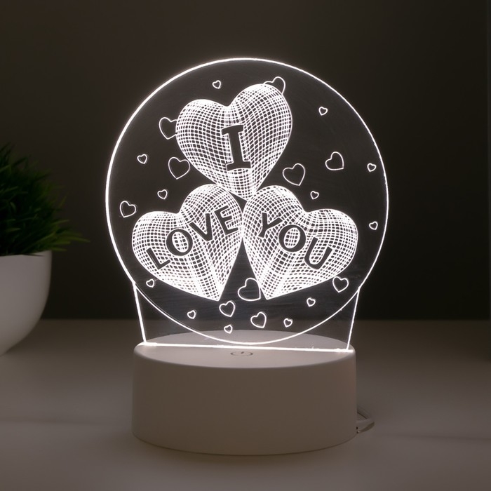 Светильник Светильник "Любовь" LED 3 цвета от USB