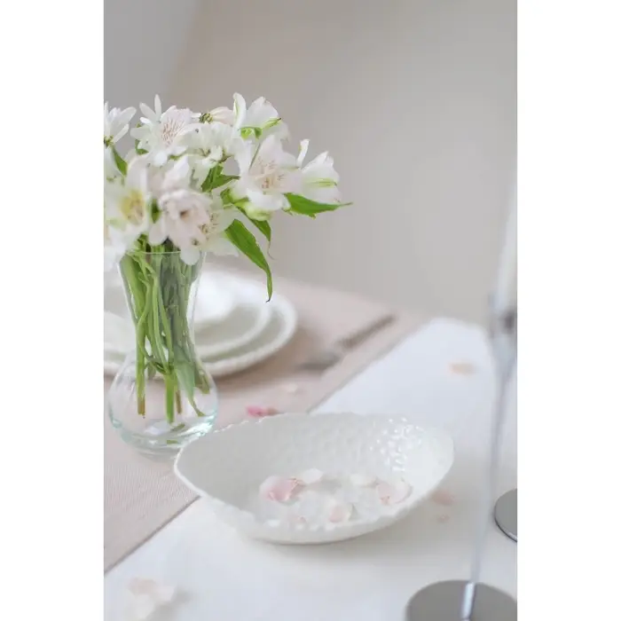 Блюдо овальное &laquo;Воздушность&raquo;, 600 мл, керамика, белое