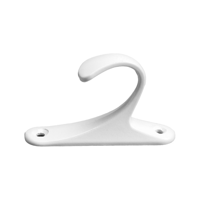 Крючок для штор CAPPIO KS101, однорожковый, цвет белый, 2 шт. Крючок для штор CAPPIO KS101, однорожковый, цвет белый, 2 шт.