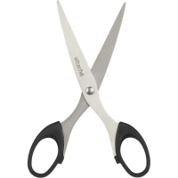 Ножницы Attache 169 мм с пластик. эллиптическими ручками,цвет черный