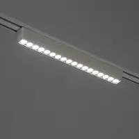 Светильник трековый BayerLux SLIM &laquo;Линза-33&raquo;, LED, 18 Вт, 3000K-6000К, 48 В, CRI90, 3.2&times;3.8&times;33.8 см, белый