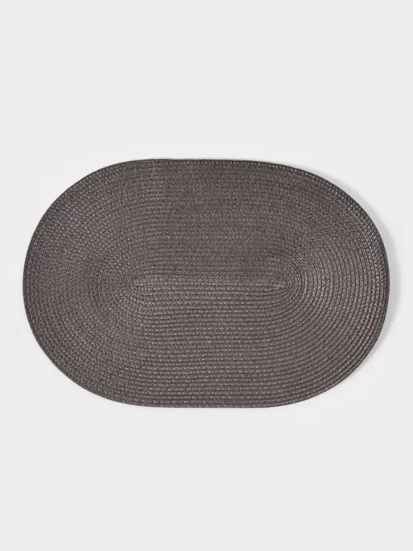 Салфетка сервировочная на стол Magistro &laquo;Лофт&raquo;, 31&times;45 см, овальная, коричневая