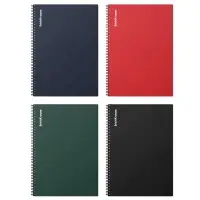 Тетрадь на спирали ErichKrause. Classic А4, 60 листов, в клетку, пластиковая обложка, блок офсет, МИКС