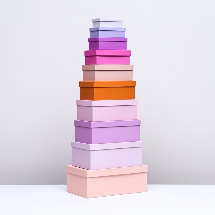 Набор коробок 10 в 1 «Палитра мечты», 32.5 × 20 × 12.5 - 12×7×4 см Набор коробок 10 в 1 «Палитра мечты», 32.5 × 20 × 12.5 - 12×7×4 см