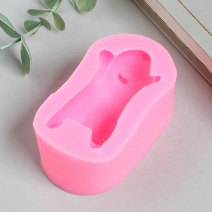 Молд силикон Молд силикон "Спящий мишка" 3х5х8,7 см