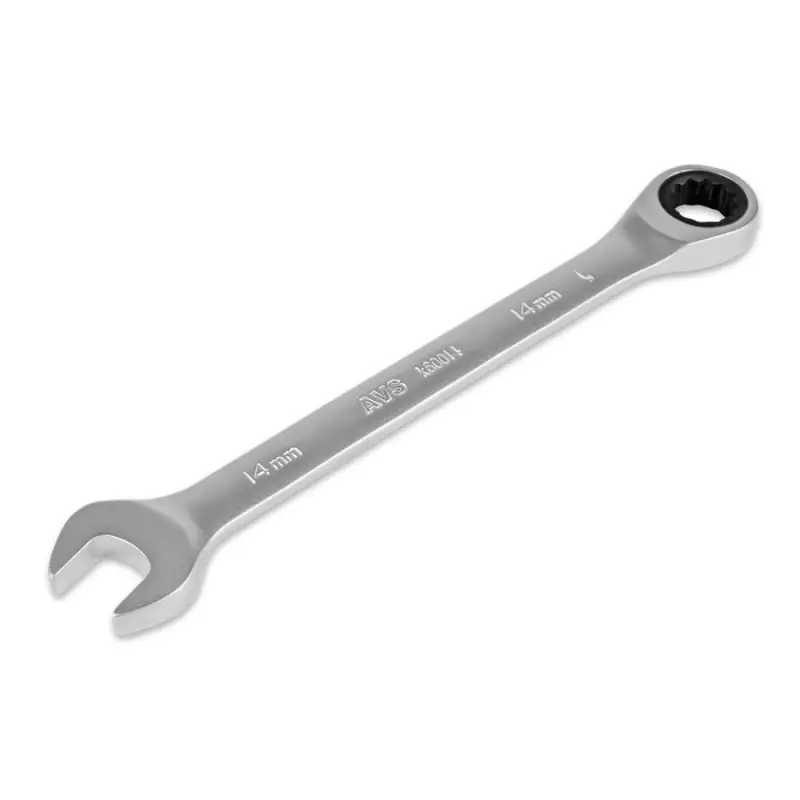 Ключ гаечный комбинированный трещоточный (14 мм) AVS K60014