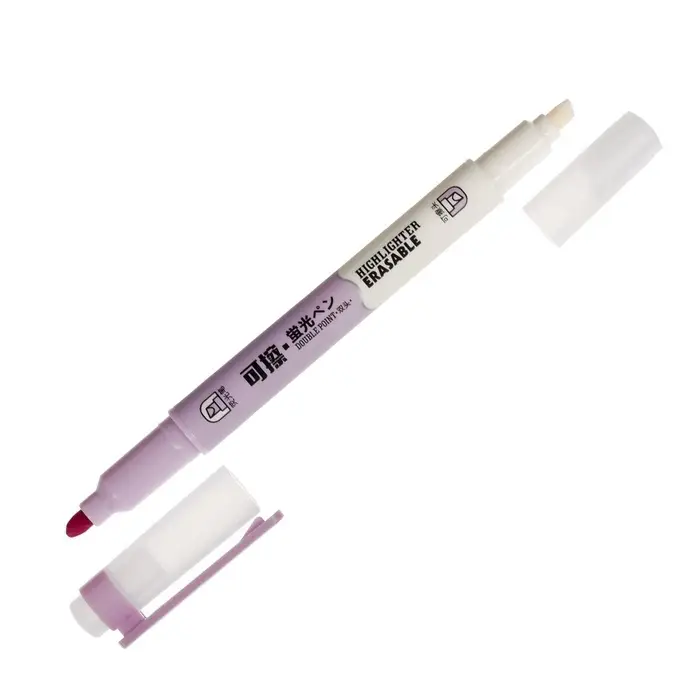 Набор маркеров-текстовыделителей &laquo;Пиши - стирай&raquo;, 6 цветов, двусторонние, скошенный наконечник, узел 5 мм