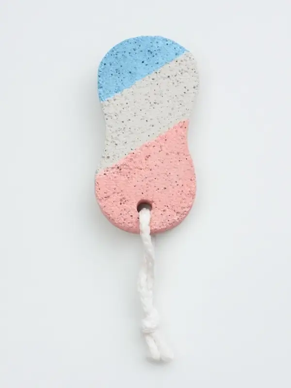 Пемза для педикюра «Бесконечность», с подвесом, 9.5×4.5 см, в коробке, разноцветная