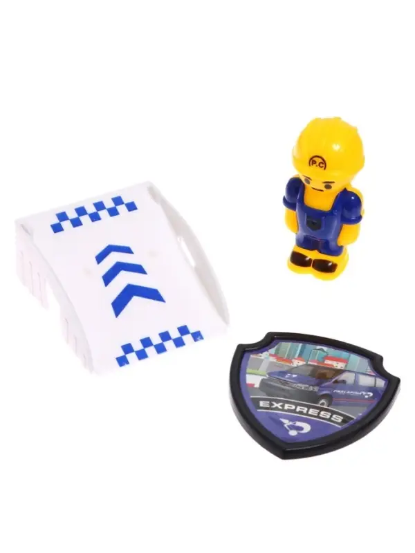 Набор игровой &laquo;Строительная техника&raquo;, машинки 12 шт., с дорожными знаками и игровым полем