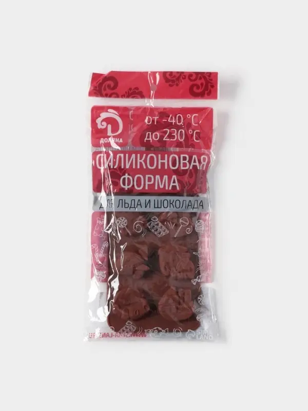 Форма для мармелада и шоколада Доляна &laquo;Машинки&raquo;, силикон, 21&times;11 см, 8 ячеек (4.3&times;3.5 см), коричневая