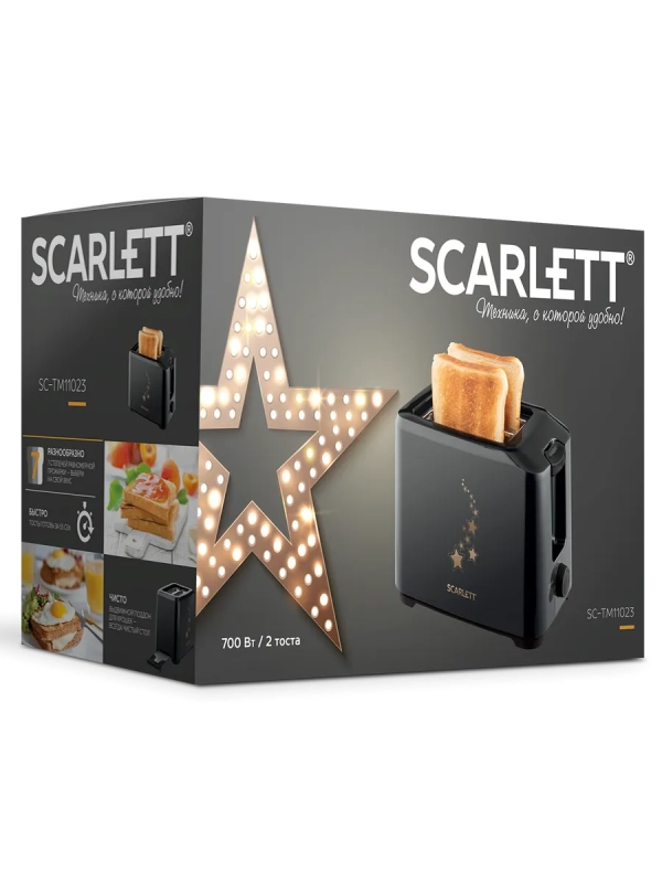 Тостер кухонный электрический для хлеба SC-TM11023 Тостер кухонный электрический для хлеба SC-TM11023