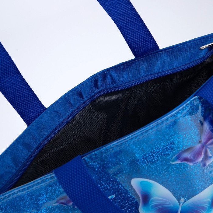 Сумка детская с блёстками «Бабочки»