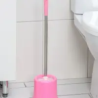 Ёршик для унитаза с подставкой, 13&times;53 см, цвет МИКС