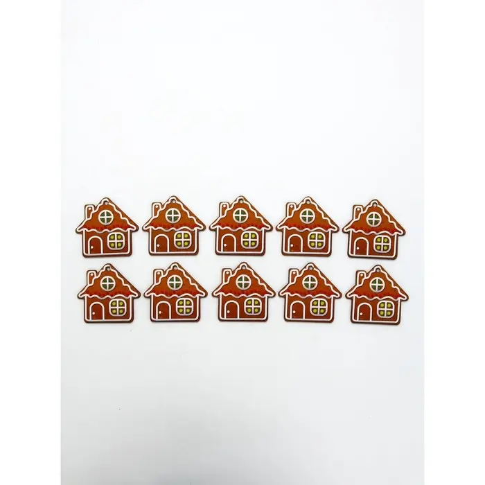 Подвеска деревянная Подвеска деревянная "Домик", 10 шт.