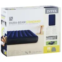 Матрас надувной Classic Downy Fiber-Tech, 191&times;137&times;25 см, двуспальный, 64758 INTEX