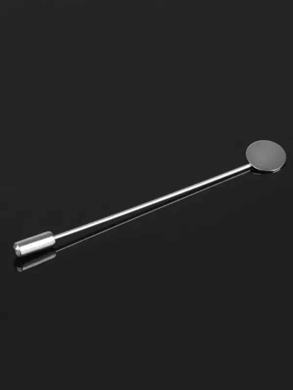 Основа &laquo;Брошь-игла&raquo; L= 7.5 см, площадка 1 см (набор 5 шт.), цвет серебро