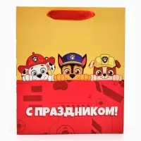 Пакет подарочный детский &laquo;С праздником&raquo;, 23&times;27&times;11.5 см