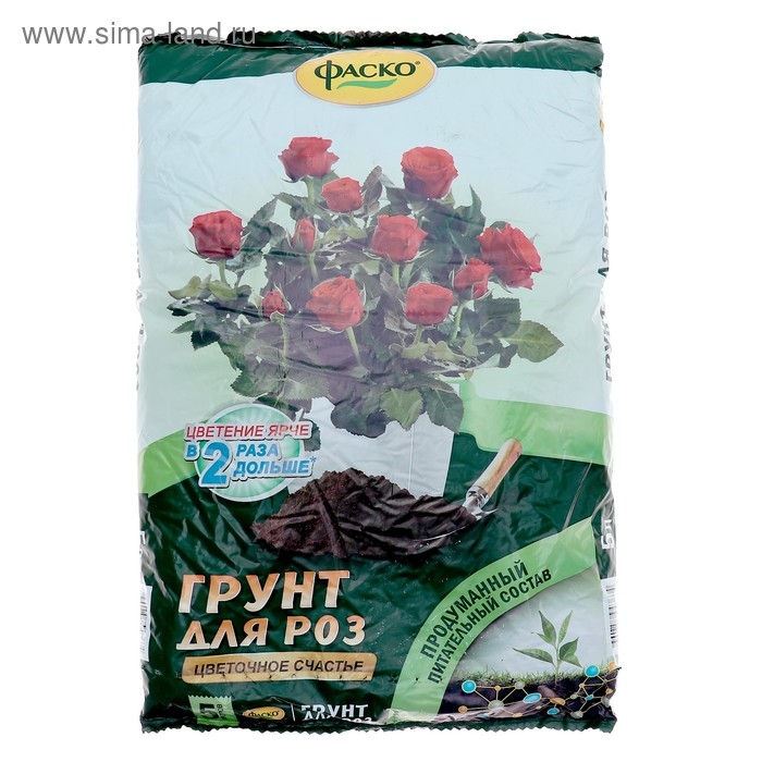 Почвогрунт Фаско Розы Специализированный, 5 л Почвогрунт Фаско Розы Специализированный, 5 л