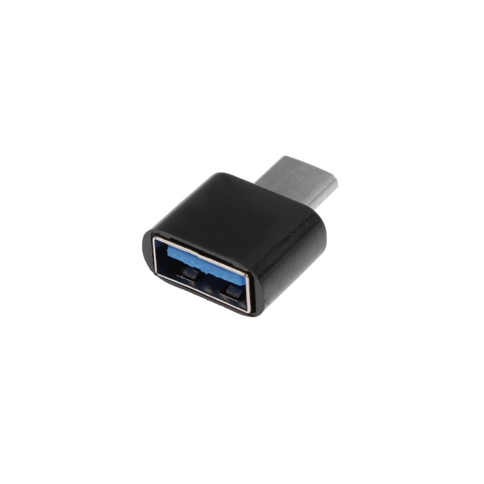 OTG адаптер Luazon Type-C - USB, цвет чёрный OTG адаптер Luazon Type-C - USB, цвет чёрный