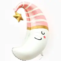 Воздушный шар фольгированный 28" &laquo;Месяц, розовый&raquo;