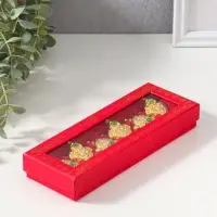 Нэцкэ металл "Денежная жаба с монетой" золото набор 6 шт 4х5,4х2 см