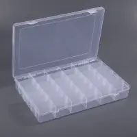 Органайзер для хранения мелочей, 36 ячеек, 27.3&times;17.5&times;4.5 см, прозрачный
