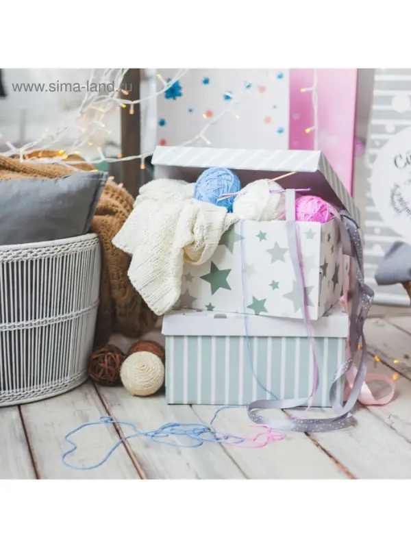 Коробка подарочная складная, упаковка, &laquo;Стильный дом&raquo;, 31&times;25.5&times;16 см