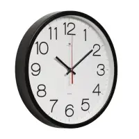 Часы настенные, интерьерные &laquo;Рубин&raquo;, 30 см, черные
