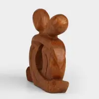 Абстракция &laquo;Влюблённые&raquo;, 19&times;4&times;19 см, дерево суар