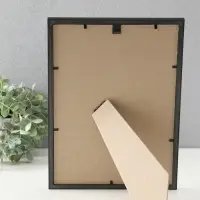 Фоторамка "Формат" 21х30 см,  с подножкой, набор 3 шт, (пластиковый экран), чёрный