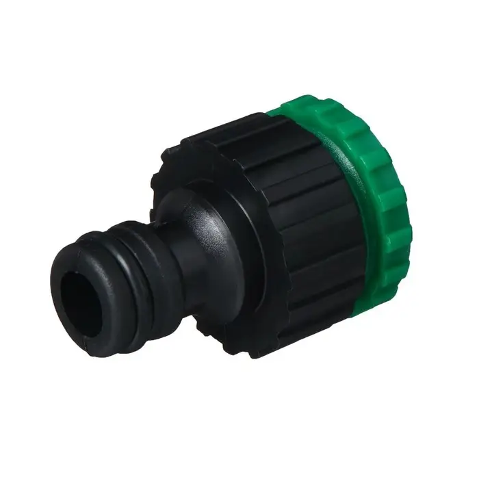 Штуцер, внутренняя резьба 1/2 Штуцер, внутренняя резьба 1/2"–3/4", быстросъёмное соединение, пластик, МИКС, Greengo