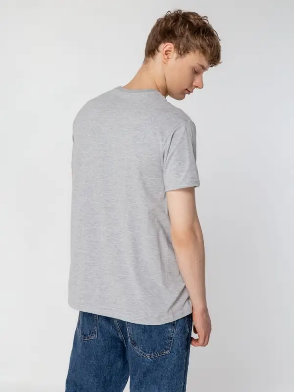 Футболка унисекс T-bolka 160, серый меланж, размер S Футболка унисекс T-bolka 160, серый меланж, размер S