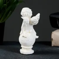 Фигурка гипс &laquo;Ангел на шаре&raquo;, позолота, 11&times;5&times;5 см