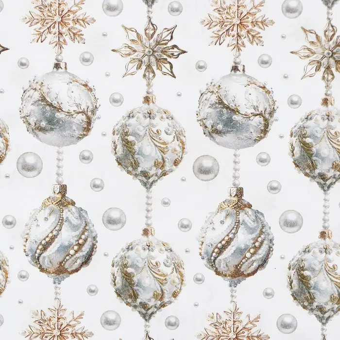 Упаковочная бумага на новый год, двухсторонняя крафтовая «Новогодние шары», 70 х 100 см Упаковочная бумага на новый год, двухсторонняя крафтовая «Новогодние шары», 70 х 100 см