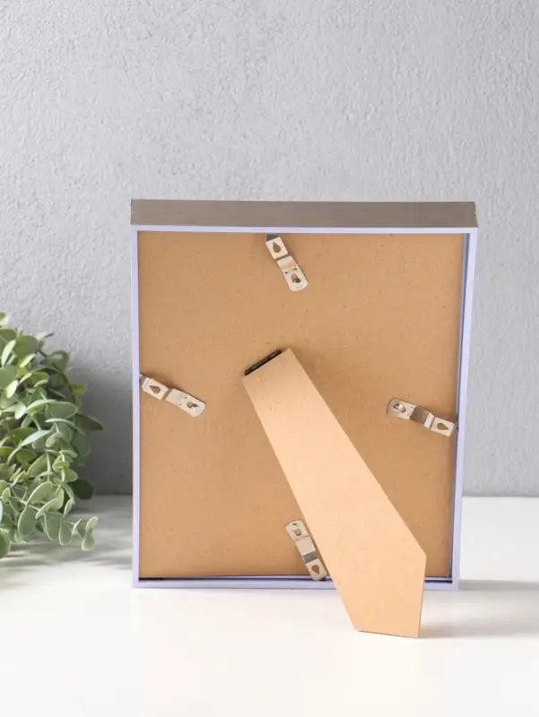 Фоторамка пластик 20х25 см "Ламберто" серебро с белым 26х21х3,5 см