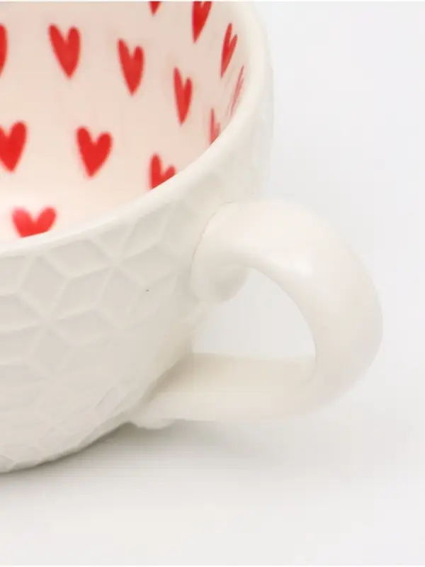 Кружка керамическая &laquo;Сердечки&raquo;, 290 мл