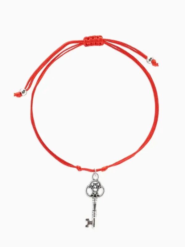 Браслет-оберег &laquo;Став&raquo;, открытие всех дорог, ключ, цвет серебро, 8 см