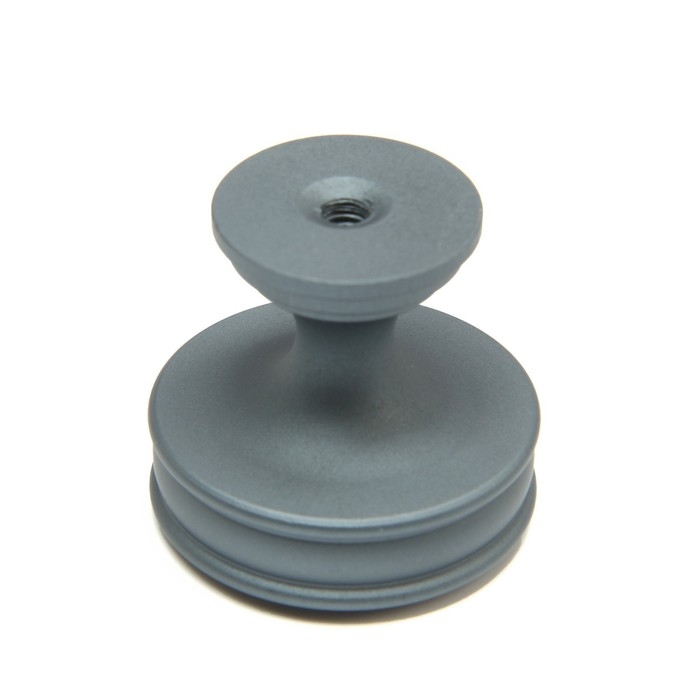 Ручка-кнопка CAPPIO PK324, d=30 мм, цвет графит, 8 шт.