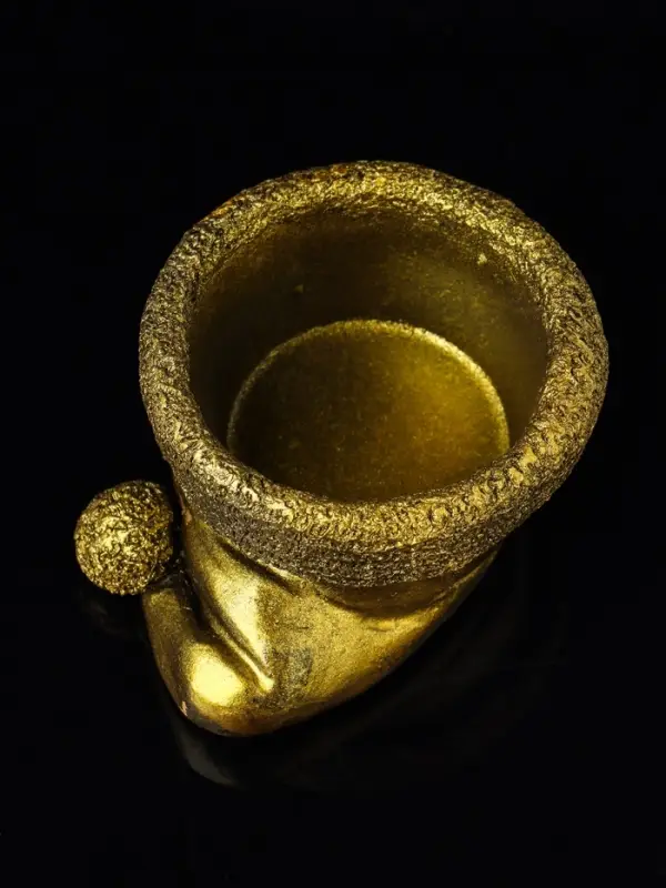 Подсвечник  Подсвечник "Колпак" 9х7х5 см, золото