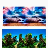 Фон для аквариума и террариума, 40&times;75 см, двухсторонний