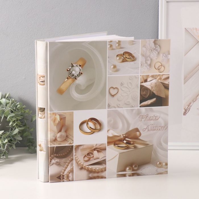Фотоальбом на 800 фото 10х15 см Фотоальбом на 800 фото 10х15 см "Свадебные воспоминания" в коробке МИКС 5,5х30,5х33,5 см