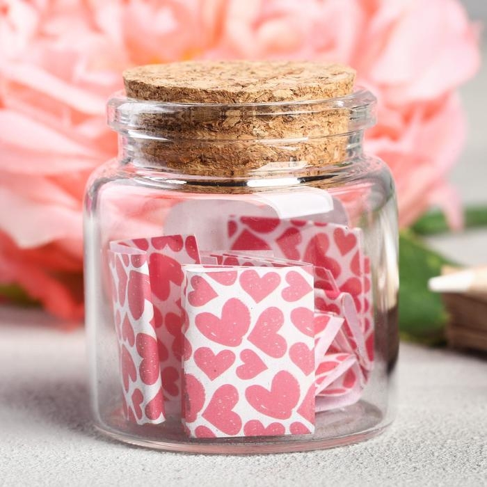 Баночка с любовными пожеланиями «10 причин моей любви к тебе», 4,7 х 5 см