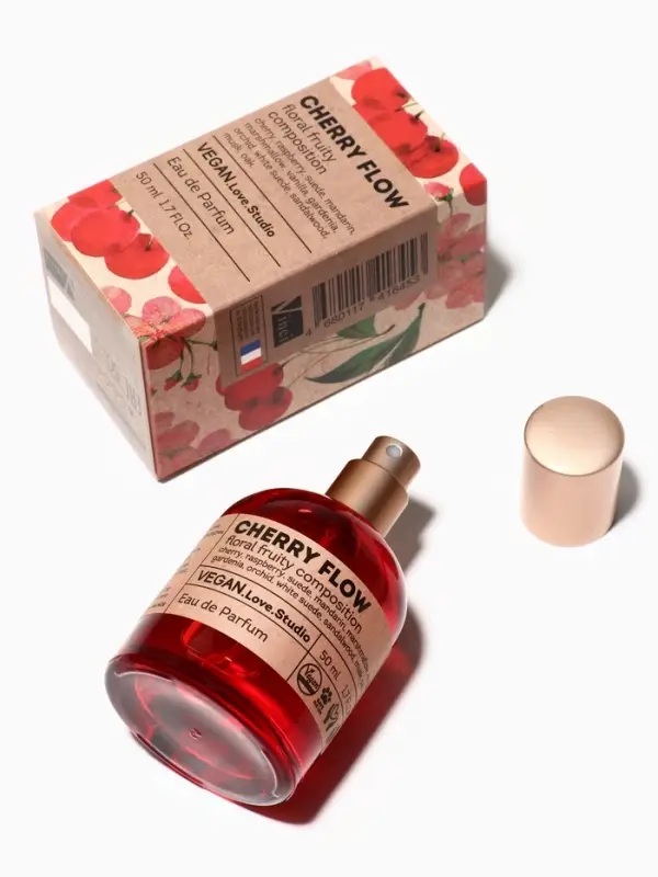 Парфюмерная вода женская Vegan Love Studio Cherry Flow, 50 мл (по мотивам Cherry in the Air (Escada)