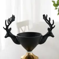 Конфетница &laquo;Олени&raquo;, 30&times;14.5&times;24 см, алюминий