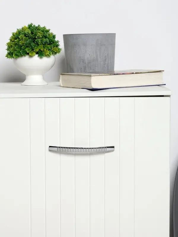 Ручка-скоба мебельная ТУНДРА LIGHT РС001AL, м/о 128 мм, цвет хром, 4 шт.