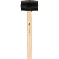 Киянка резиновая 450 г Topfort c деревянной рукояткой