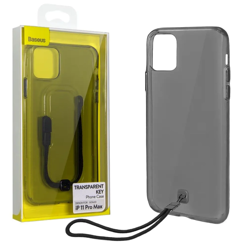 Чехол iPh 11 Pro MAX Transparent Key Baseus темный Чехол iPh 11 Pro MAX Transparent Key Baseus темный