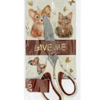 Ножницы детские LOVE ME, эргономичные ручки, 14.2 см